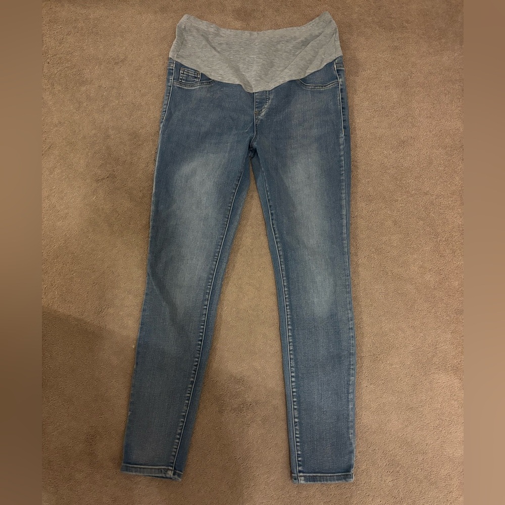 SHEIN Maternity Denim Skinny Jeans